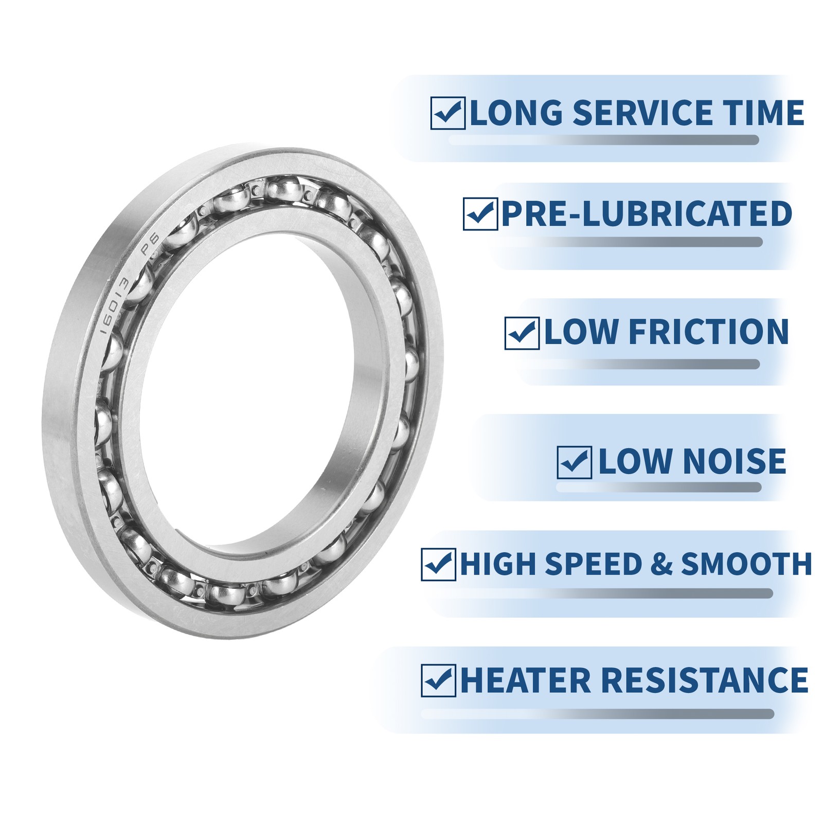 Universal Scooter 16013 Deep Groove Ball Bearings P6 65x100x11mm Pack of 1