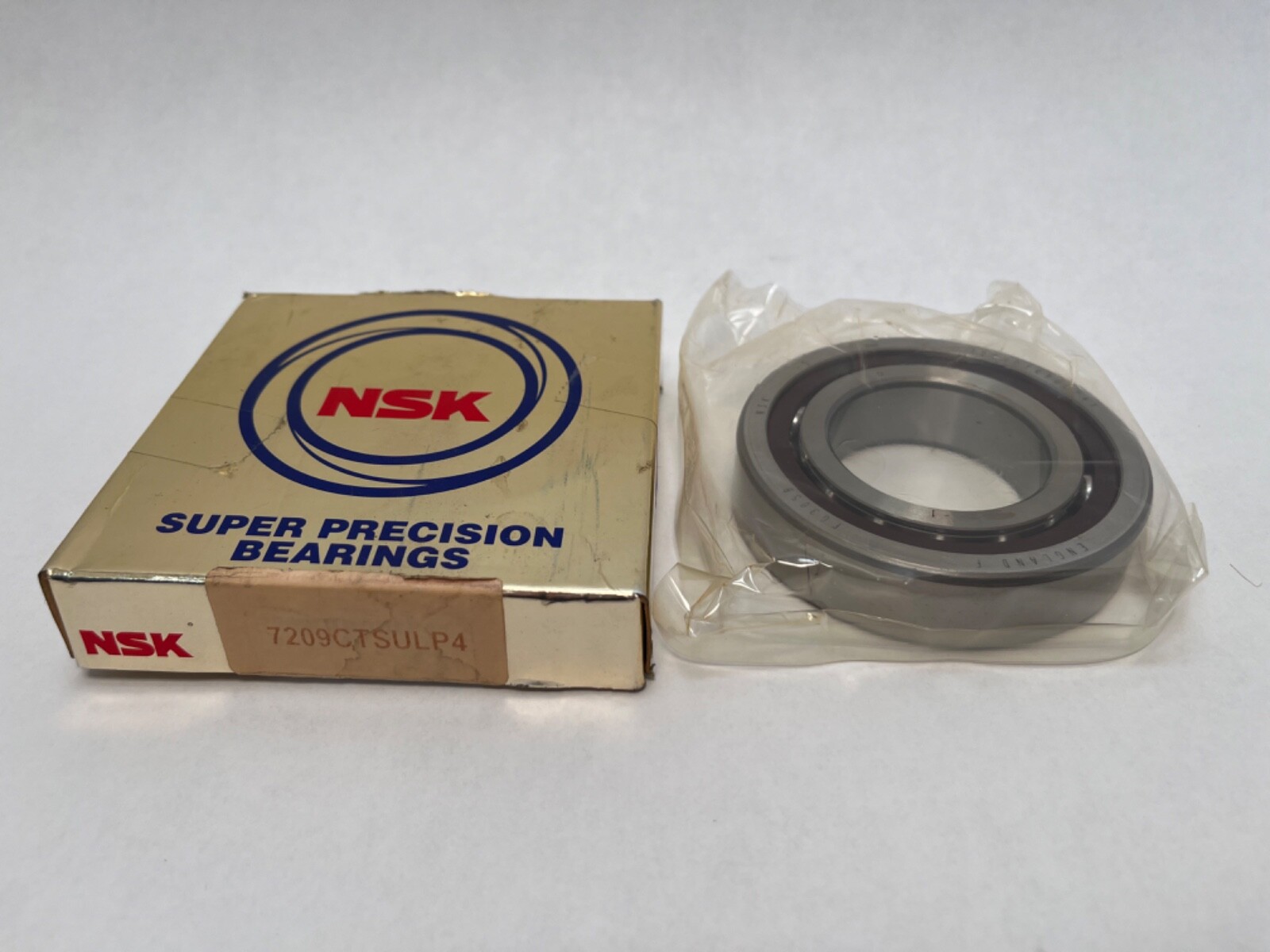 NSK 7209CTSULP4 Bearing 45x85x19 mm 7209C 7209-C-T-SUL-P4 England