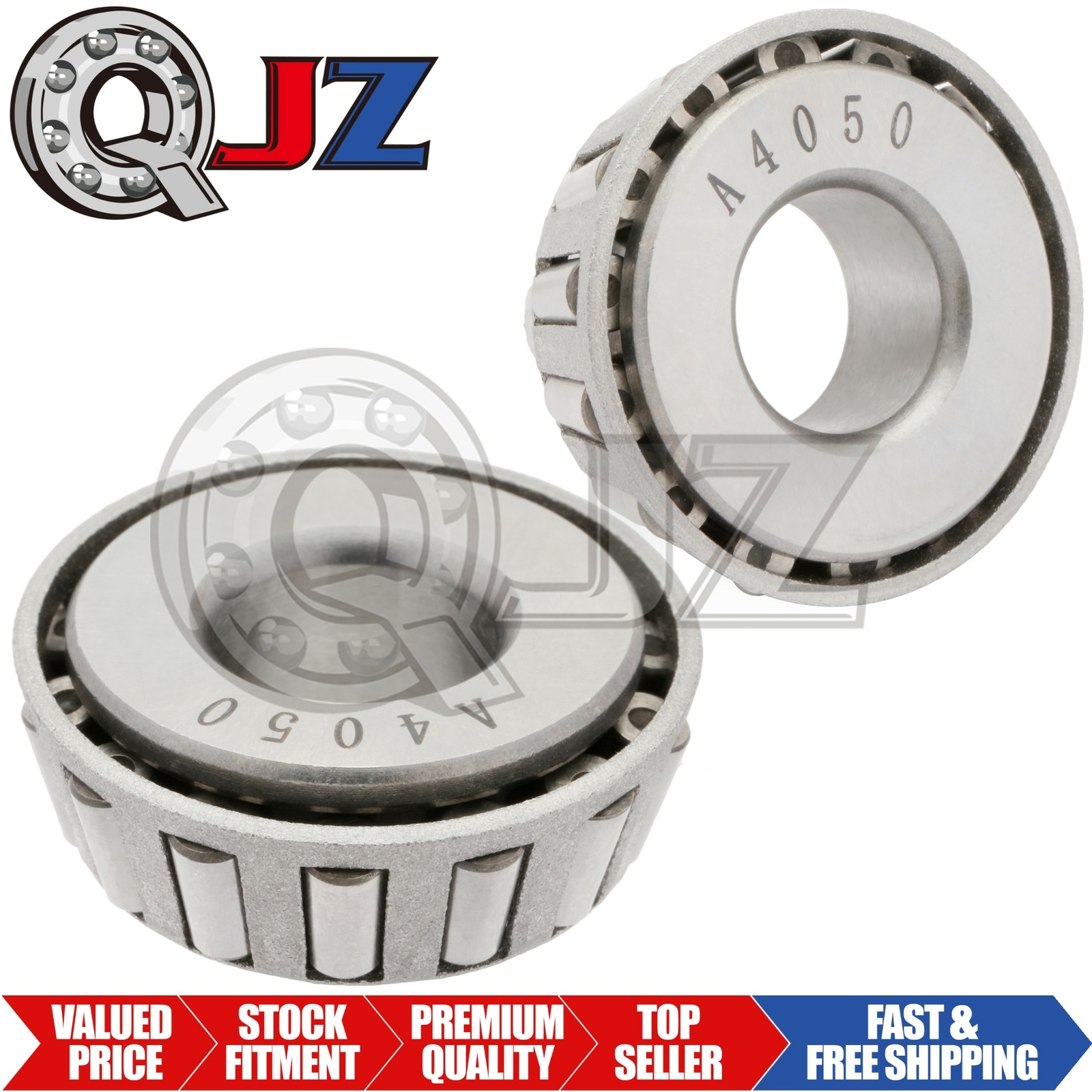 [2-Pack] A4050 Tapered Roller Bearing Inner Cone 0.5″ (Bore) x 0.4326″ (Width)