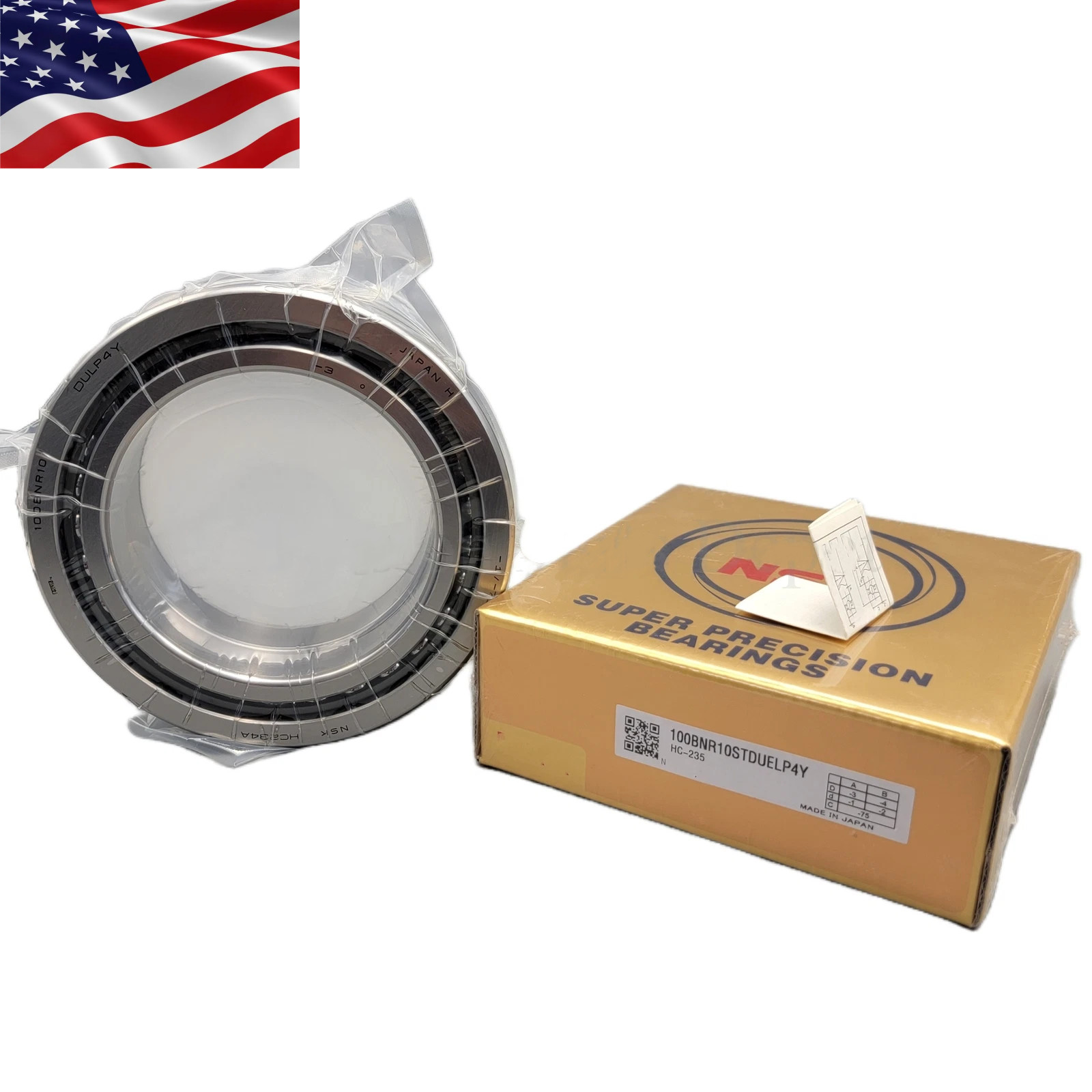 New Super Precision Spindle Bearings for NSK 100BNR10STDUELP4Y （Set of Two）
