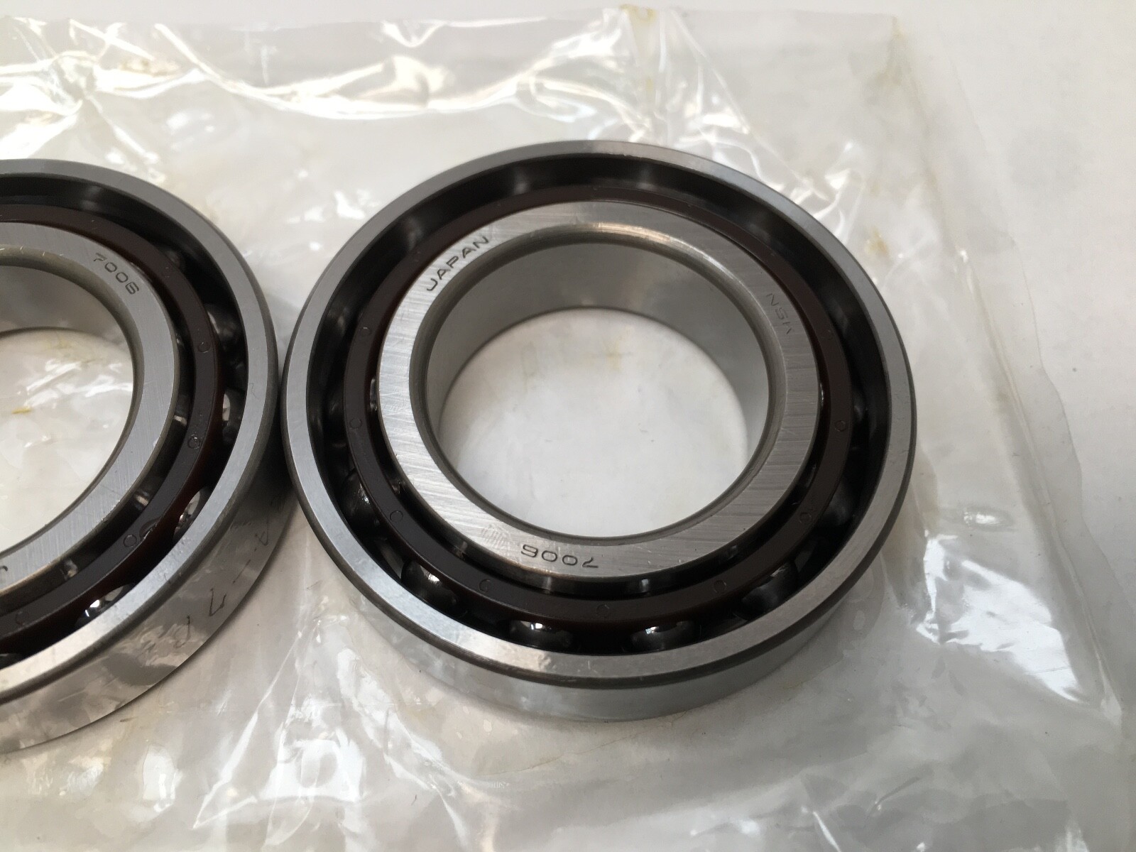 NSK 7006A5TYDUM Angular Bearing 30x55x13 mm 7006A-5TY-DUM Japan 2 pcs