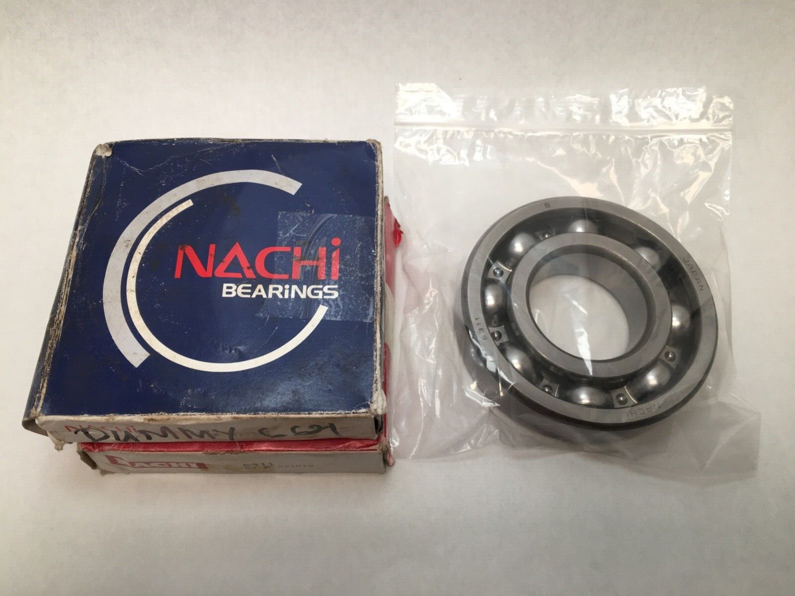 NACHI 6311-C3 Bearing Open 55x120x29 mm 6311C3 Japan 2-pcs