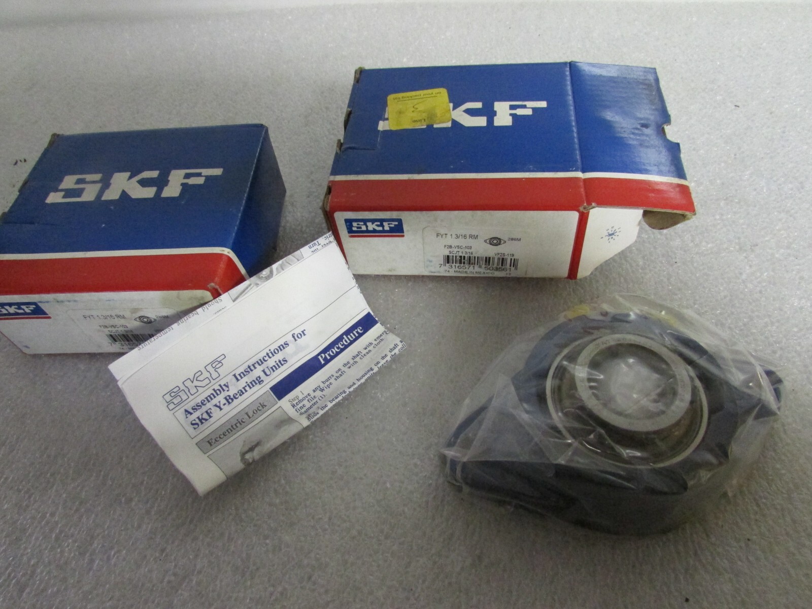 SKF FYT 1.3/16 RM F2B-VSC-103 Bearings-Flange Block Bearings
