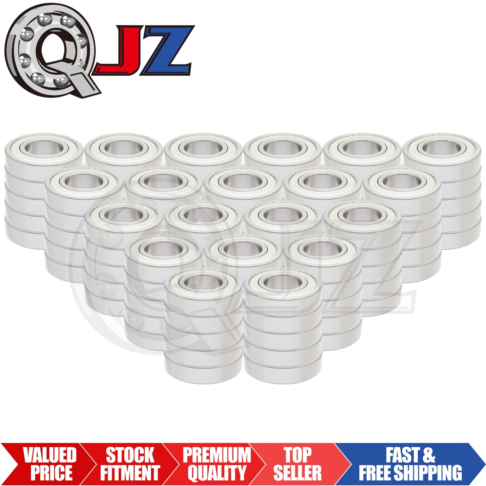 [Qty.50] 6316-ZZ Radial/Deep Groove Ball Bearing [80mm ID x 170mm OD x 39mm W]