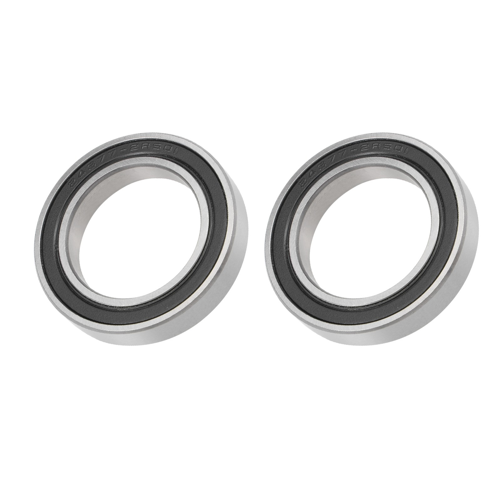 Bearings (MR24377-2RS, 24mmx37mmx7mm) 2Pcs, Chromium Steel Double Sealed