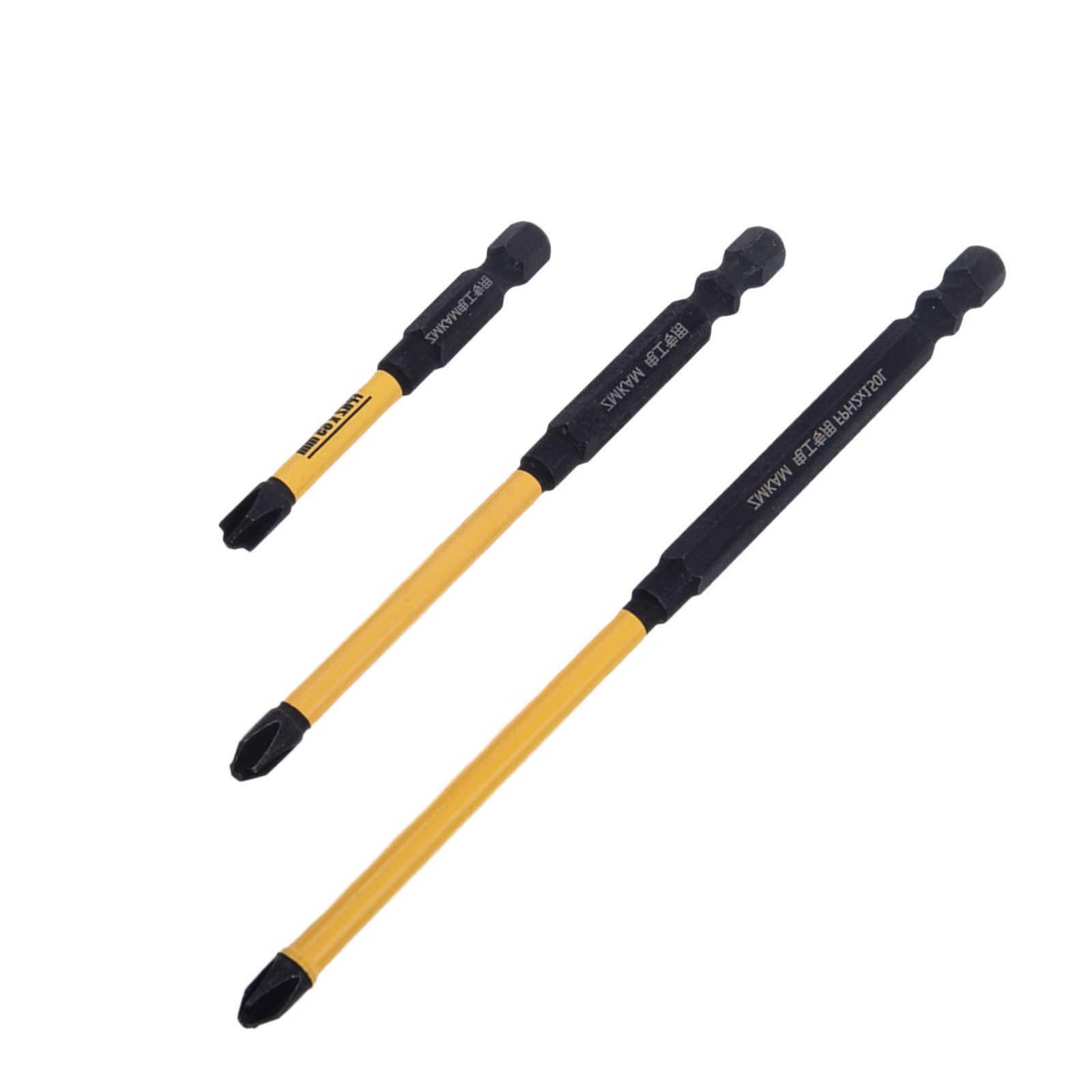 Rust Resistant Magnetic Screwdriver Bit Set FPH2 for S 2 Alloy Steel 65 110