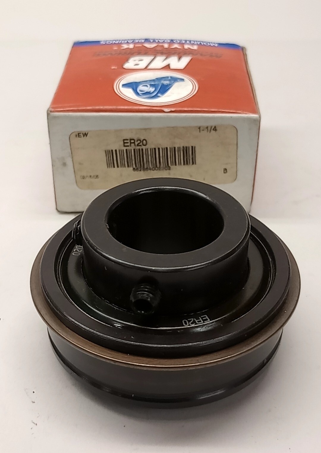 MB ER20 Insert Bearing Set Screw Collar 1.25 ID x 2.84 OD x 1.69 Width