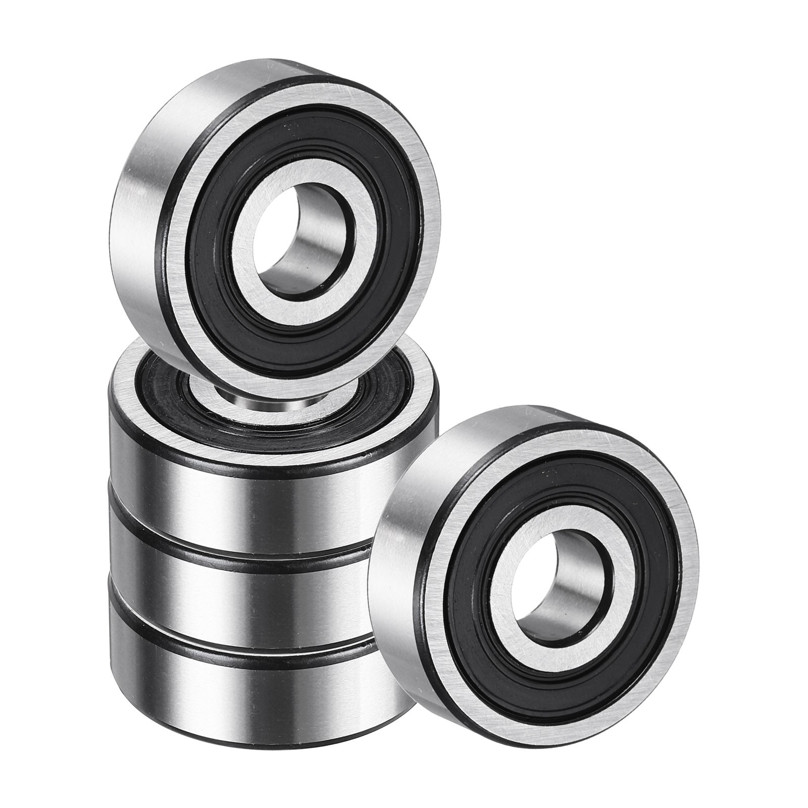 5 Pack 8 x 24 x 8mm 628 2RS Deep Groove Ball Bearings ABEC5