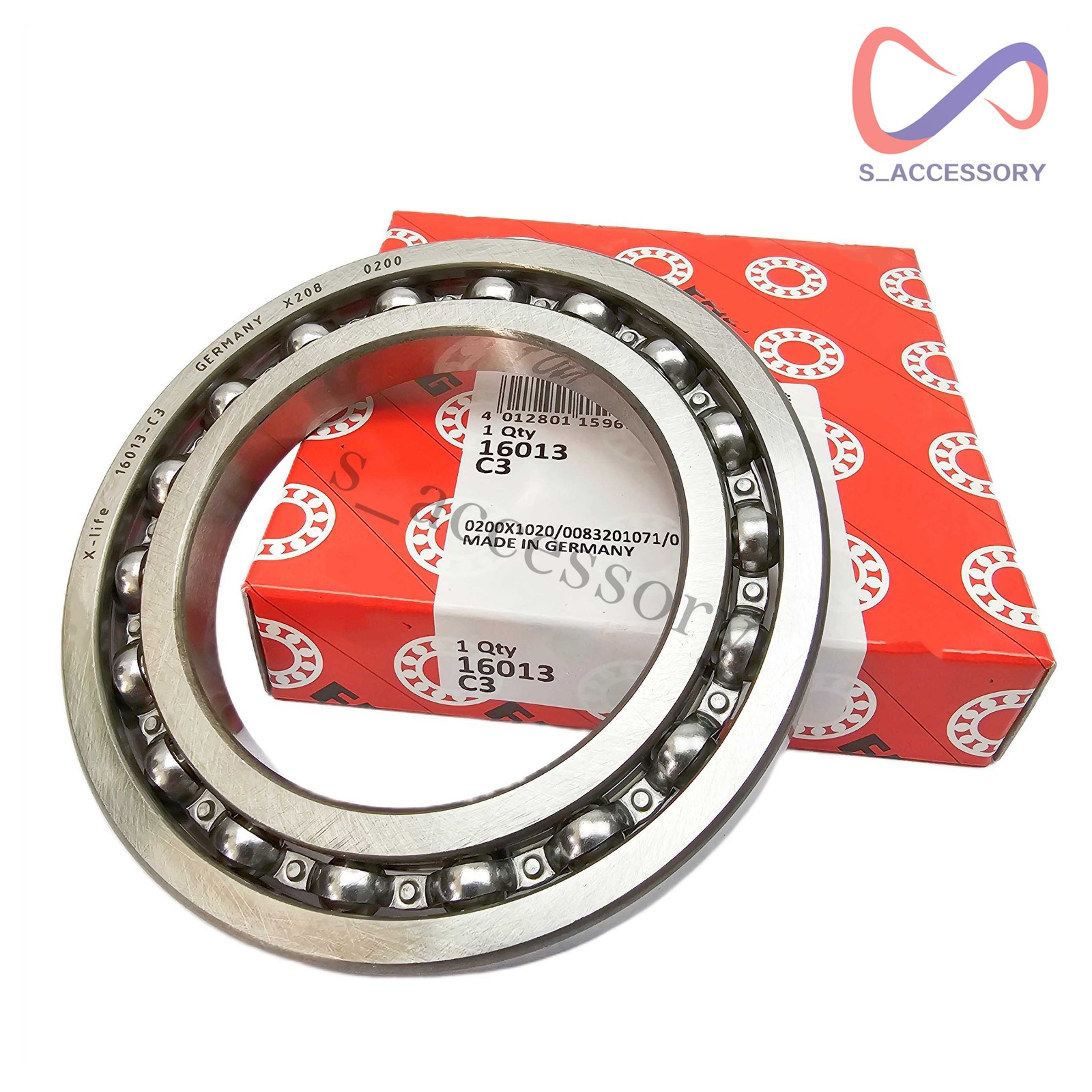 NEW High Quality Deep Groove Ball Bearing Fits For FAG 16013 C3 65x100x11 mm US