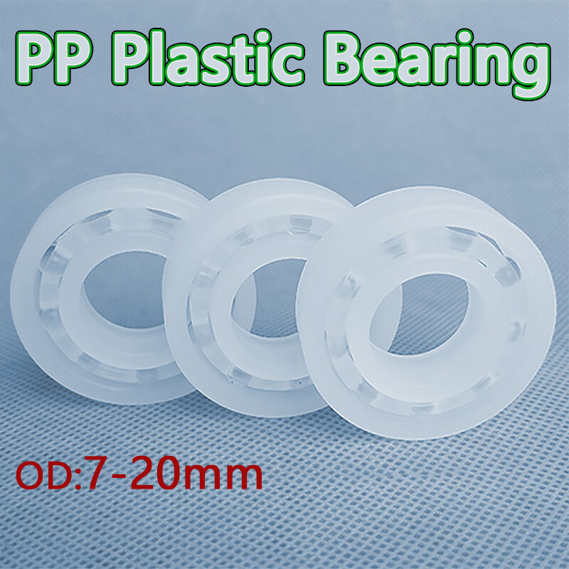 PP Pastic Bearing Glass Balls Bearing Corrosion Resistant Self-lubricating7-20mm