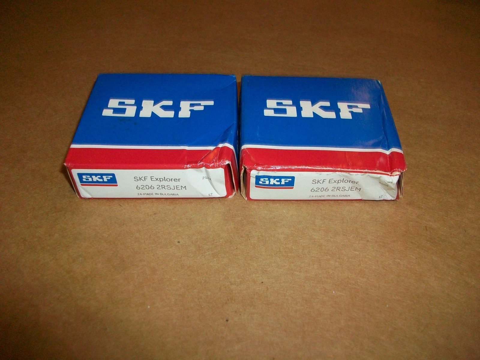 SKF 6206 2RSJEM DOUBLE SHIELD BALL BEARING NEW IN BOX