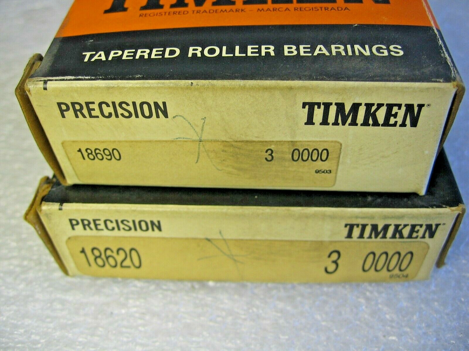 Timken 18690-3 / 18620-3 Precision Tapered Cup & Cone Roller Bearing Set