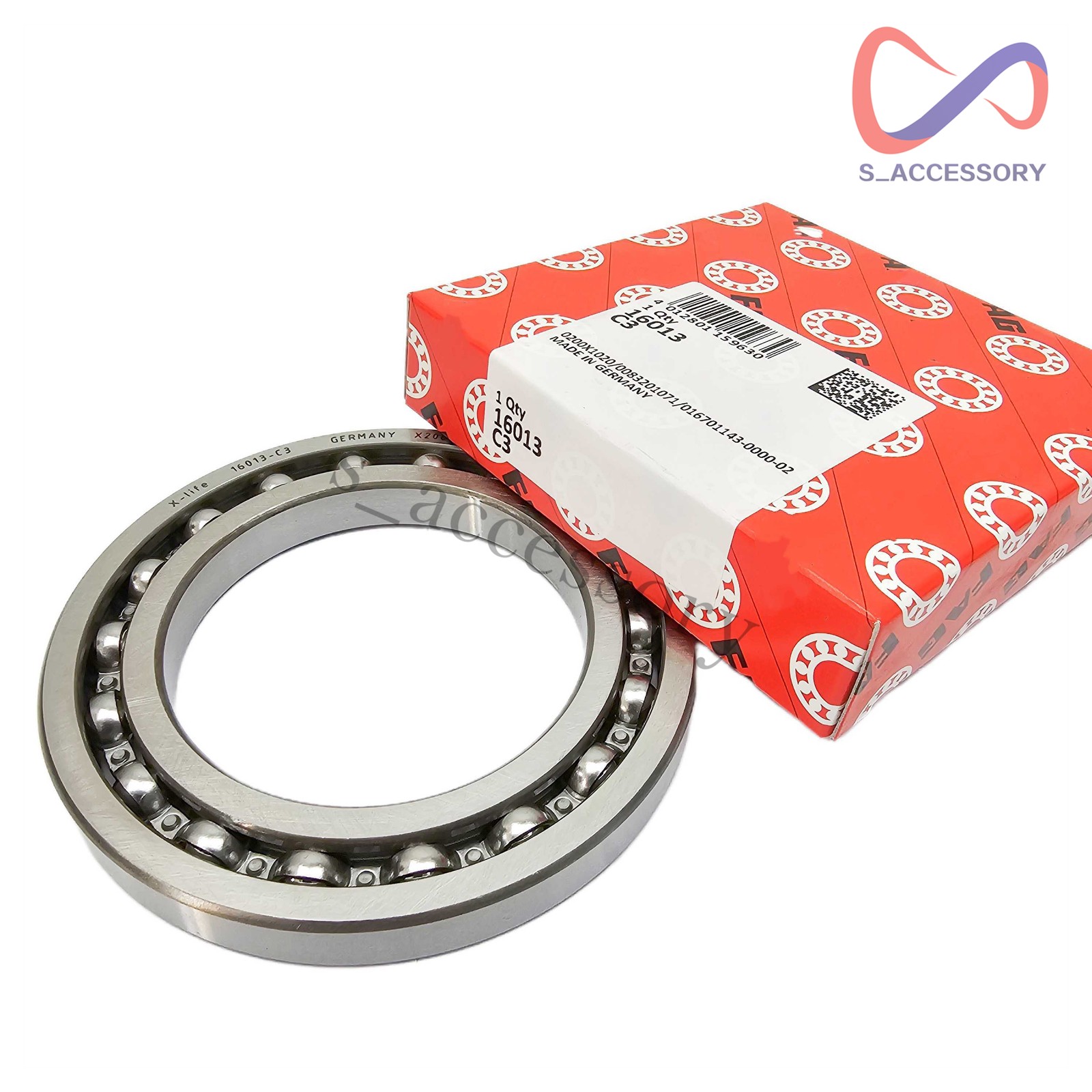 NEW High Quality Deep Groove Ball Bearing Fits For FAG 16013 C3 65x100x11 mm US