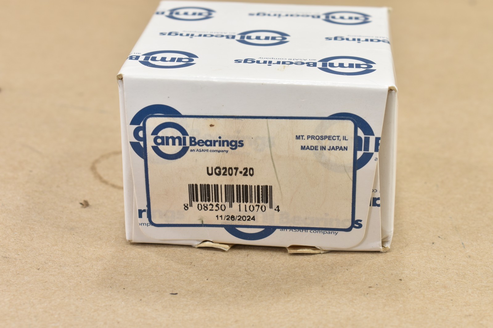 AMI Bearings UG207-20, Eccentric Collar Locking Bearing Insert, Shaft Dia 1-1/4″