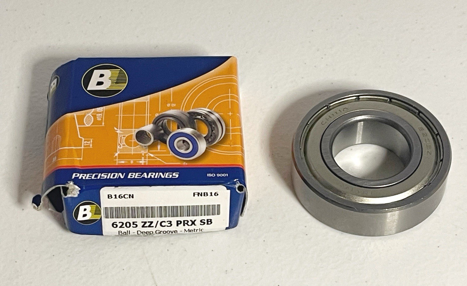BL Precision Bearing 6205 ZZ/C3 PRX SB Ball Deep Groove- Metric New