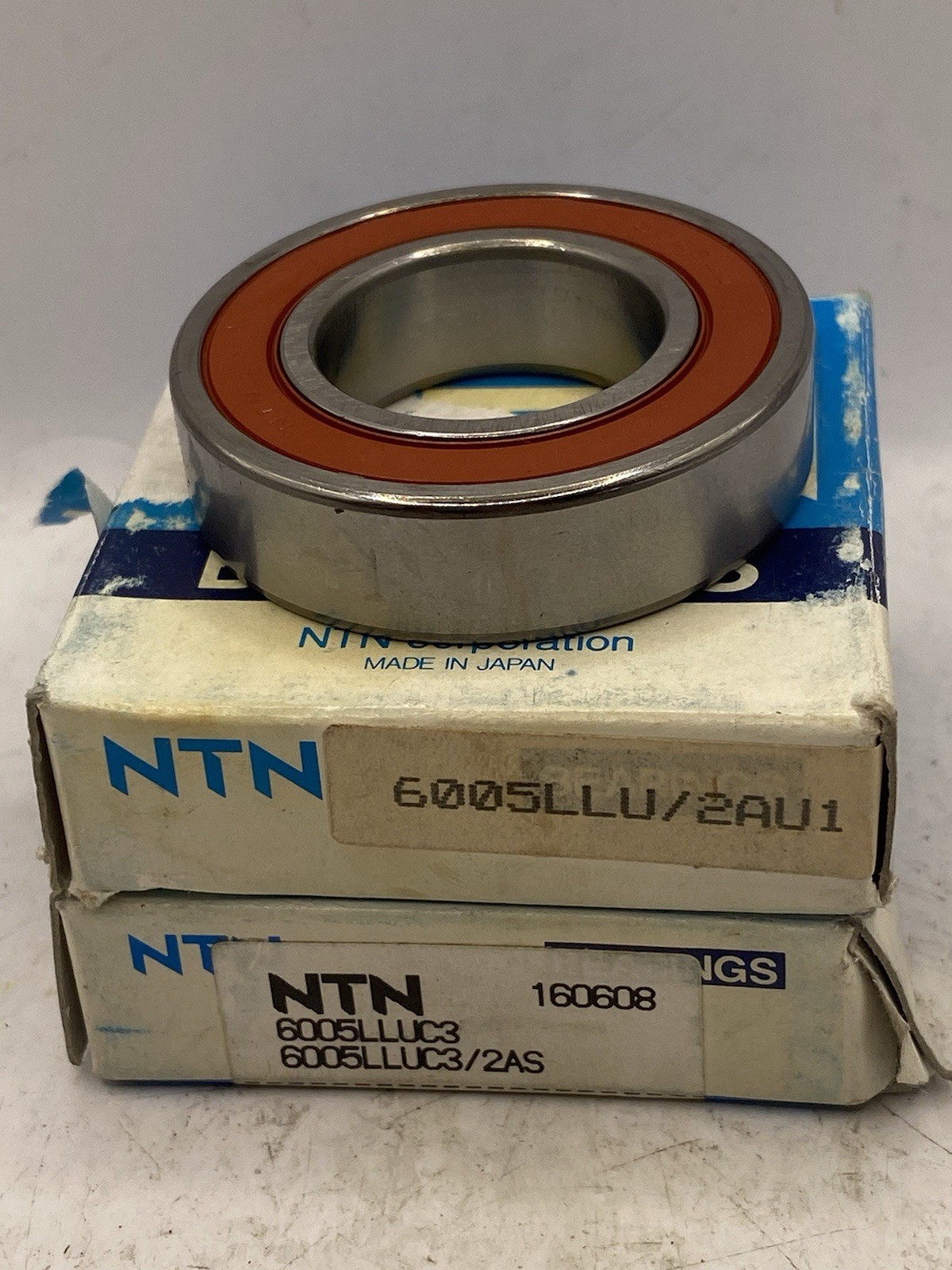 Lot Of 2 NTN 6005LLU 25mm X 47mm X 12mm Sealed Bearing