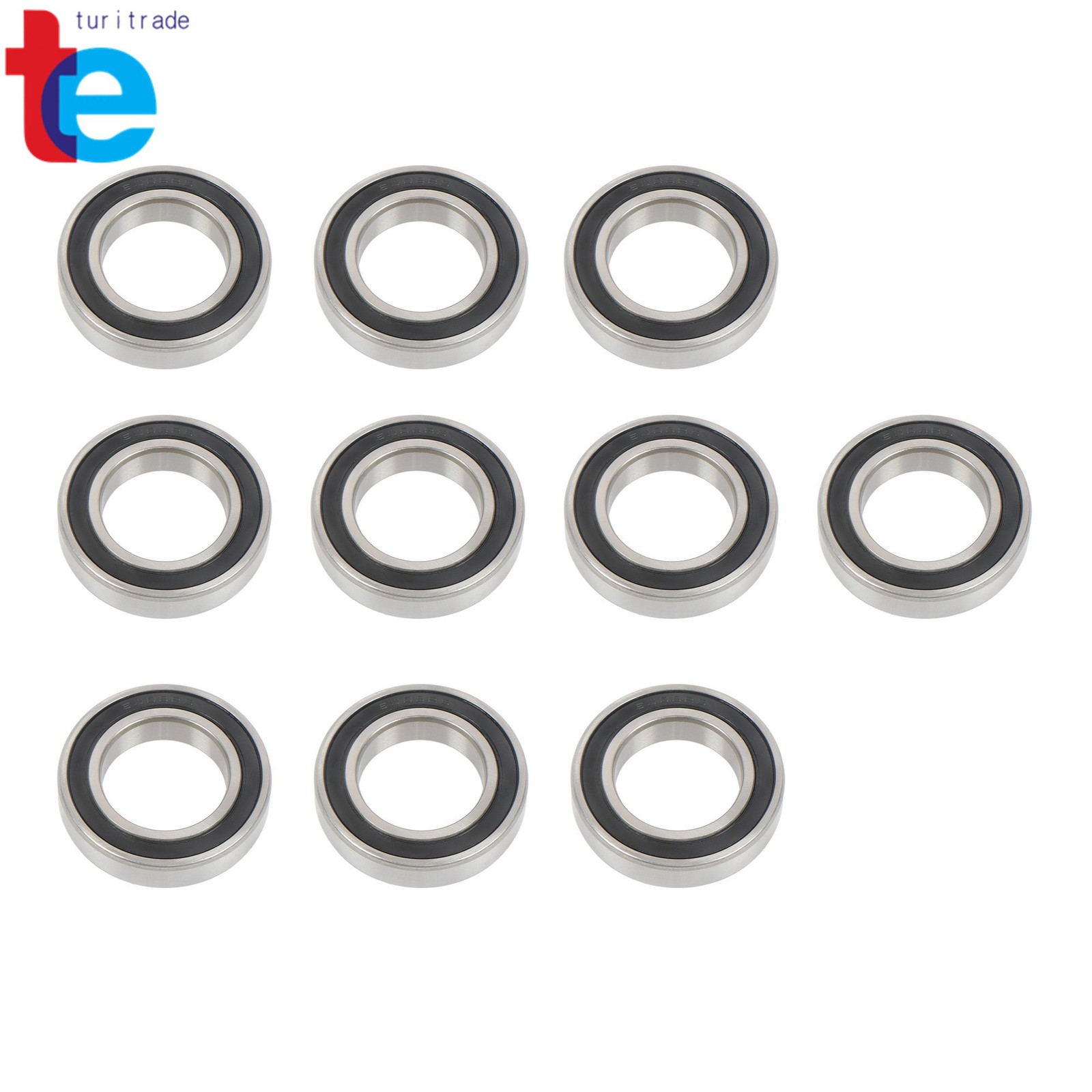 10pcs 6008-2RS Sealed Ball Bearings 40mm x68mm x15mm Industrial